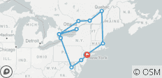  États-Unis et Canada : Points forts de la côte Est - 12 destinations 