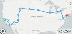  États-Unis ─ Panorama d\'ouest en est - 19 destinations 