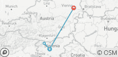  7 jours Ljubljana et Vienne en train - 4 destinations 