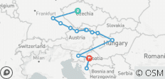  Donau im Detail mit Prag, Ljubljana &amp; Zagreb - 14 Destinationen 