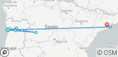  Geheimnisse des Douro &amp; Barcelona - 9 Destinationen 