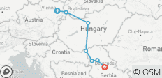  Ciudades Capitales del Danubio (2026) (Viena a Belgrado, 2026) - 7 destinos 