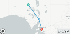  Outback Entdeckerreise Uluru nach Adelaide (Kurz, 3 Tage - 3 Destinationen 