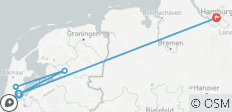  7 jours Amsterdam et Hambourg en train - 5 destinations 