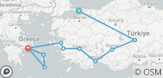  15-Day Private Angels Vacations in Turkey&amp;Greece| Two Kingdoms, One Marvelous Quest! (Escorted private tour) - (TURKEY-GREECE FLIGHT INCLUDED) - 11 destinations 