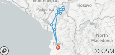  Alpes albanaises - 8 jours de trekking - 11 destinations 