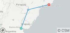  Argentina y Brasil -&gt; Ciudad y Selva - 4 destinos 