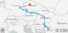  Donau Grandeur &amp; Prag (Belgrad nach Prag,) - 15 Destinationen 
