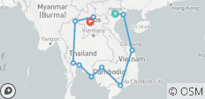  Geluxe: Inmersión en el Sudeste Asiático: Vietnam, Camboya, Tailandia y Laos - 11 destinos 