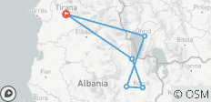  Albanie et Macédoine du Nord : De Tirana à Ohrid - 6 destinations 