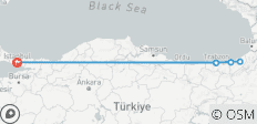  8-Day Angels Vacations in Turkey | Une odyssée verdoyante à Istanbul et la mer Noire ! (Pas de long voyage en voiture !) - 6 destinations 