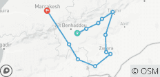  Desert Tour From Ouarzazate To Erg Chigaga 4-Days - 12 destinations 
