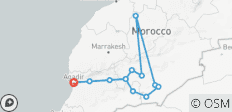  4-Days Desert Tour From Agadir To Erg Chigaga Desert Private Tour - 13 destinations 