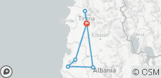  Circuit de 5 jours en voiture : Découvrez l\'histoire et la culture de l\'Albanie - 6 destinations 