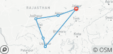  Korte tour door Rajasthan - 12 bestemmingen 