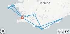  4 jours en Islande - Circuit en petit groupe du Cercle d\'or, du Glacier Lagon et de la péninsule de Snæfellsnes - 16 destinations 