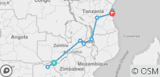  Simbabwe nach Sansibar - 16 Tage - 10 Destinationen 