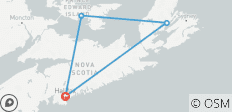  Rijden in Atlantisch Canada: Hooglanden en eilanden - 4 bestemmingen 