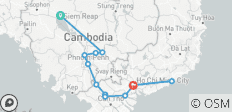  Croisière sur le Mékong Siem Reap - Saigon - 12 destinations 