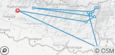  Kanchenjunga Circuit Trek - 15 destinations 