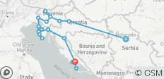  Privé - Balkan étendu de Belgrade à Split - 22 destinations 