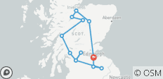  Scotland Tour 8 Days - 13 destinations 