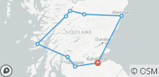  Scotland 8 Days - 9 destinations 