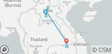  Odisea de 9 días por Laos - Del norte al sur de Laos: Luang Prabang, Pakse y las 4000 Islas - 7 destinos 