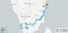  Grote rondreis door Kerala en Tamil Nadu met 4-sterrenhotels - 26 bestemmingen 