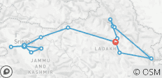  Paquete Turístico Leh Ladakh y Cachemira - 16 destinos 