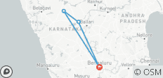  Hampi Badami erfgoed tour vanuit Bangalore - 4 bestemmingen 