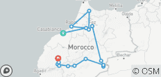  Premium Morocco in Depth (51 destinations) - 17 destinations 