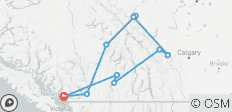  5-daagse rondreis West-Canada Rockies vanuit Vancouver met Banff, Jasper en Yoho National Parks - 10 bestemmingen 
