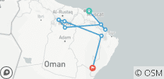  Oman Highlights: 5 Unforgettable Journeys - 8 destinations 