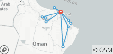  6-Tage Oman Explorer: Tägliche Touren ab Muscat - 14 Destinationen 