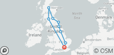  10 Tage London und Schottland (London, Cambridge, York, Durham, Edinburgh, und vieles mehr) - 9 Destinationen 