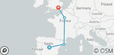  11 Day European Capitals (Madrid, Barcelona, Paris and London.) - 4 destinations 