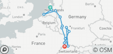  Rhin romantique et Moselle 2026 - 15 jours (14 destinations) - 14 destinations 