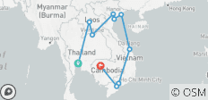  Kulturelle Kreuzungen in Südostasien - Thailand, Laos, Vietnam, Kambodscha in 18 Tage - 10 Destinationen 