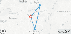  Tadoba et Pench Tiger Safari Adventure - 4 destinations 