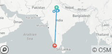  Golden Triangle Tour with Backwaters of Kerala - 9 destinations 