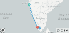  Mumbai Goa und Kerala - 12 Destinationen 