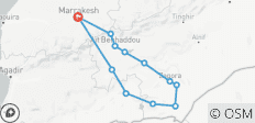  4 Days Round Luxury Desert Trip from Marrakesh - 12 destinations 