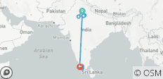  Golden Triangle with Kerala Tour - 19 destinations 