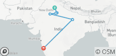  Circuit en Inde du Nord avec Goa - 8 destinations 
