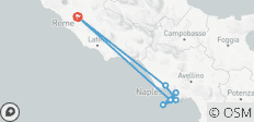  Italy: Rome, Sorrento. Pompeii, Capri, Positano, Naples and back to Rome - 10 days - 7 destinations 