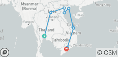  The Soul of Southeast Asia: Thailand Laos Vietnam in 17 days - 9 destinations 