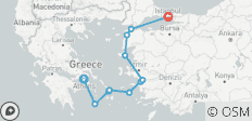  Explorador del Egeo Atenas → Estambul (2025) - 11 destinos 