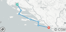  Wandelvakantie van de Kroatische eilanden van Split naar Dubrovnik - 7 bestemmingen 