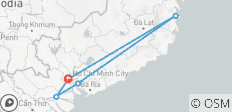  10-daagse van majestueuze hooglanden naar rustige stranden - Da Lat, duiken en de Mekong Delta verkennen - 5 bestemmingen 